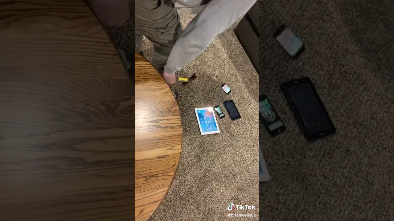 Dad Smashes Kids' Electronics in Viral TikTok Video