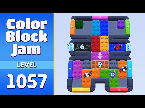 Color Block Jam Level 1057 (1058) | Every Puzzle Solved! 🎯