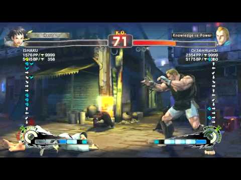 SSF4 2012 Makoto (ISHAKU) vs Abel (Dr34mHunt3r) Xbox LIVE Ranked Match