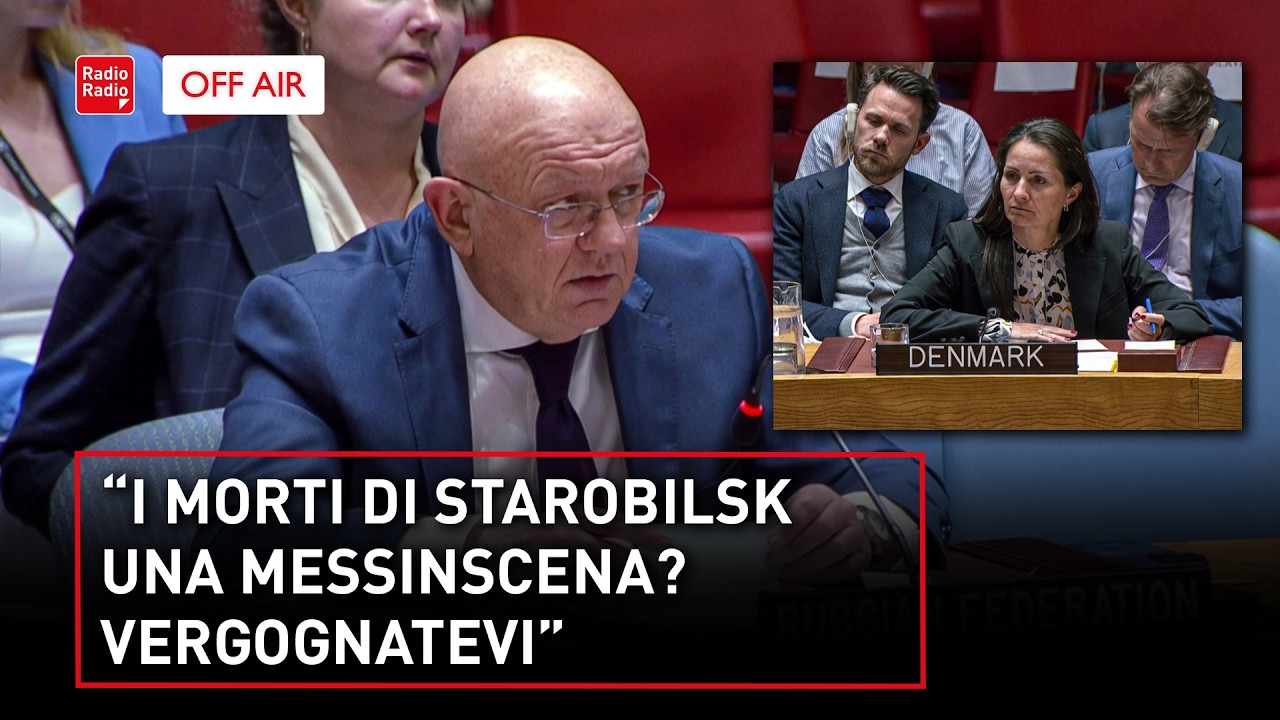 IL DISCORSO VIRALE DELL'AMBASCIATORE RUSSO ALL'ONU ▷ "IL VOSTRO CINISMO HA SUPERATO OGNI LIMITE"