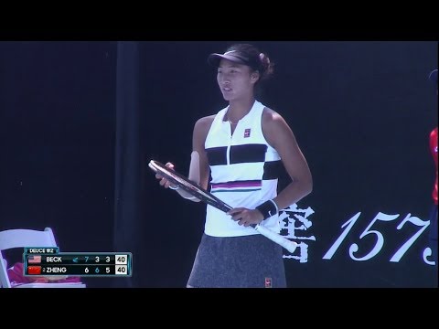 Beck Chloe v Zheng Qinwen - 2019 Melbourne