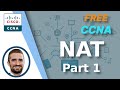 Free CCNA | NAT (Part 1) | Day 44 | CCNA 200-301 Complete Course