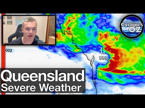 Australia: Developing Queensland Tropical Low, Brisbane Severe Weather Forecast
