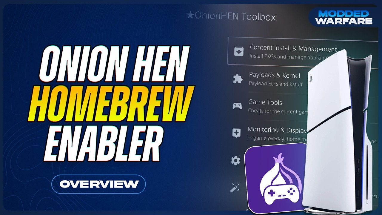 Homebrew Enabler OnionHEN Released with support up to 12.70!
