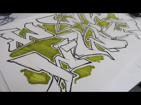 How to draw the graffiti letter W (6 Different ways)