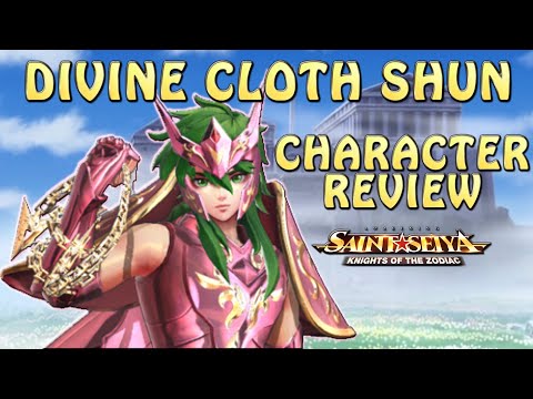 DIVINE CLOTH SHUN! FULL CHARACTER REVIEW! PROTECTION AND MASSIVE DAMAGE! Saint Seiya Awakening
