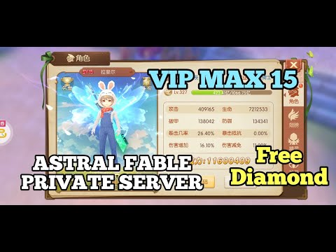 Game MMORPG Online Astral Fable Private Server || Max Vip 15 || Free Diamond