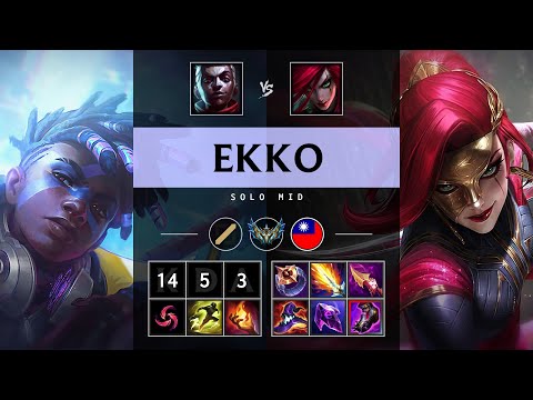 Ekko Mid vs Katarina - TW Challenger Patch 25.13
