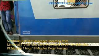 preview picture of video '57133 DN Bijapur - Raichur Passenger Departure from Minchnal'