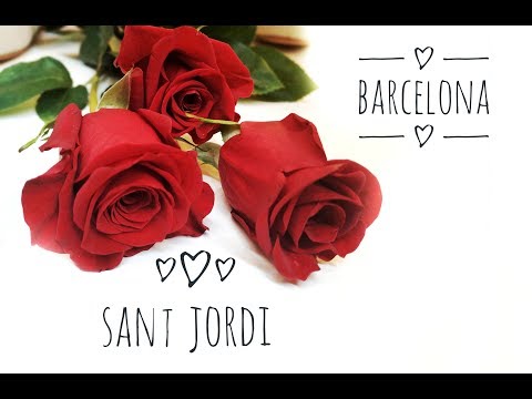 DIA DE SANT JORDI BARCELONA / VALENTINE DAY CATALUNYA / SAINT GEORGE