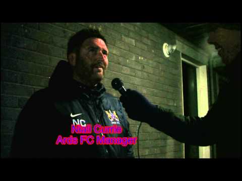 Ards FC vs Immaculata FC Steel & Son's Semi Final . December 3rd 2012.