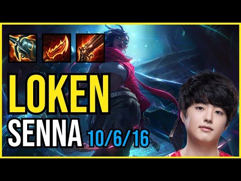 LOKEN - SENNA vs BARD Support - KR Grandmaster - Patch 11.7 QUADRAKILL