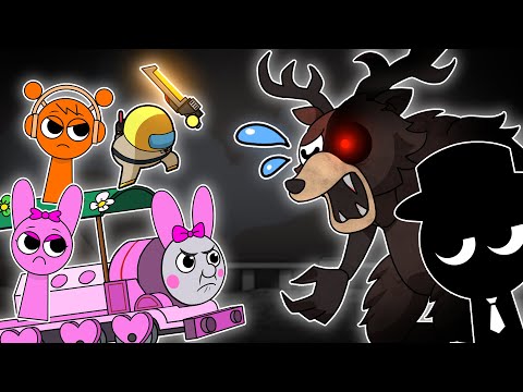 99 nights in the forest vs CHOO CHOO CHARLES & GHOSTBUSTERS EP.6  I Among Us Animation