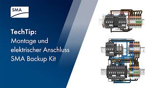 TechTip: Montage und elektrischer Anschluss SMA Backup Kit