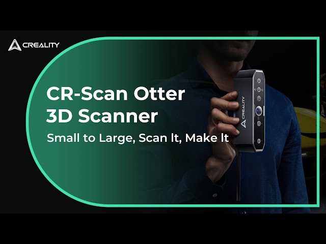 Vídeo relacionado con Creality CR-Scan Otter - Escáner 3D (0,02 mm, visión estéreo de cuatro lentes, escaneo a color de 24 bits para objetos de 10 a 2000 mm, color negro/metálico sin pulverización)