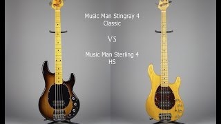 Music Man Bass comparison: Stingray VS Sterling
