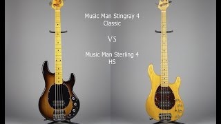 Video thumbnail for Music Man Bass comparison: Stingray VS Sterling | fb.com/angeldust.guitars by AngelDust Guitars