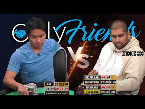 @RampagePoker WRECKS Airball Nik on @HustlerCasinoLive  | Only Friends Pod Ep 238 | w/Matt Berkey