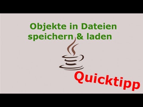Objekte in Dateien speichern und laden | Plugin QuickTipps | Konsicoder
