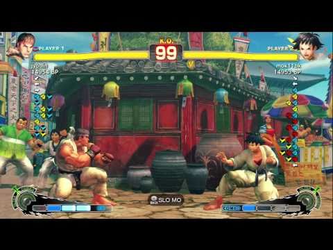 mok11bk [Makoto] vs jyobin [Ryu] SSF4 Japanese Online Ranked Matches - TRUE-HD