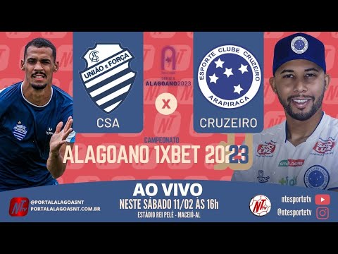 CSA X CRUZEIRO  AO VIVO - ALAGOANO 1XBET 2023 AO VIVO - 6ª RODADA