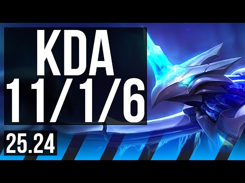 ANIVIA vs SYNDRA (MID) | Good KDA: 11/1/6 | NA Challenger | 25.24
