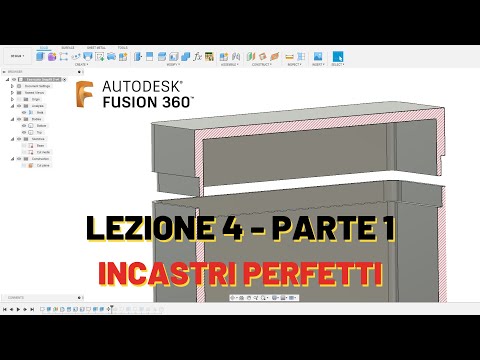 Fusion 360 Course - Lesson 4 - Perfect Tongue and Groove Fits - Part 1