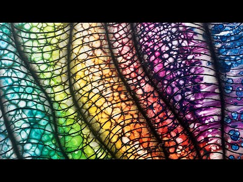 #119 EASY 3D ACRYLIC POUR PAINTING