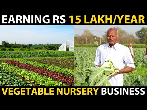 , title : 'VEGETABLE NURSERY BUSINESS - This Farmer is Earning Rs 15 Lakh / Year | Farmers Success Stories'