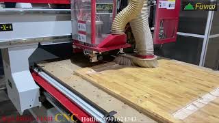 MÁY CNC TRUNG TÂM 2D WOODMASTER PRO-1325R. Cắt ván ghép thanh làm đồ nội thất quá đơn giản và đẹp