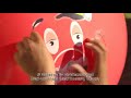 Kids Bouncing On Red Space Hopper