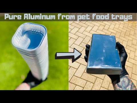 Pet Tray Perfection - Trash To Treasure - ASMR Metal Melting - BigStackD Casting Pure Aluminum