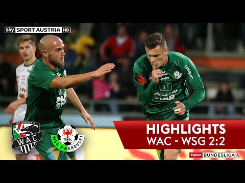 Highlights: tipico Bundesliga, 9. Runde: Wolfsberger AC - WSG Swarovski Tirol 2:2