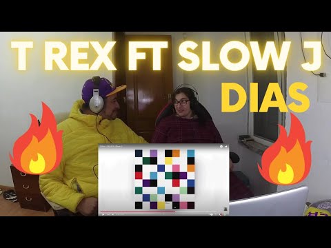 T-Rex - DIAS ft. Slow J (REACT BRASILEIRO E PORTUGUESA) #monstro #trex  #toytoytrex