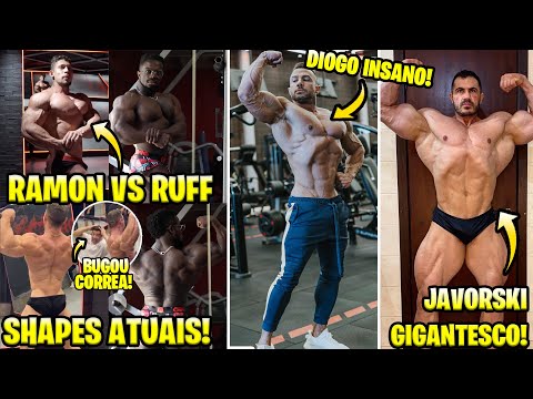 RAMON DINO E RUFF DIESEL SHAPES ATUAIS! DIOGO MONTENEGRO SHAPE INSANO! JAVORSKI RUMO OLYMPIA 2022?