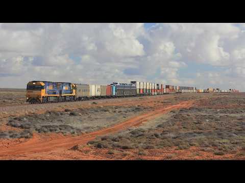 Australian Trains Across the Outback | Trans Australian Railway