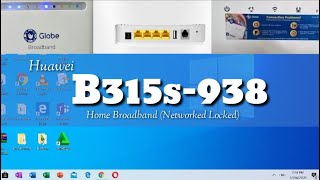 B315s-938 Home Broadband Interface Management Page (Network Locked)