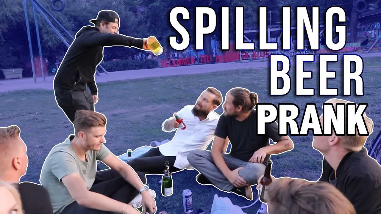 Spilling beer Prank 🍺😱   -Julien Magic