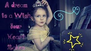 ❤ A Dream is a Wish Your Heart Makes - 3 year old sings and plays the piano - Disney Cinderella