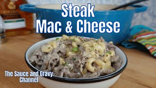 Steak Mac and Cheese with an Easy Bistro-Style Creamy Cheese Sauce | Homemade Mac & Cheese Recipe