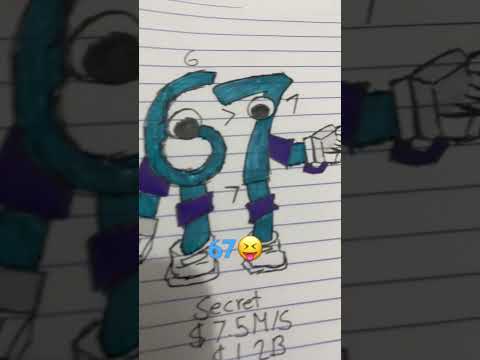 Rate my drawing!!! Type: 67🔥🔥🔥#brainrot #67#fyp