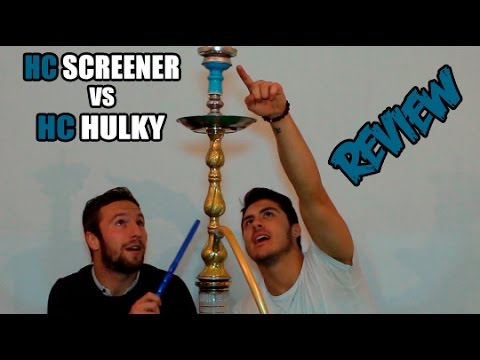 Cazoletas HC Screener vs HC Hulky | Black Premium Shishas