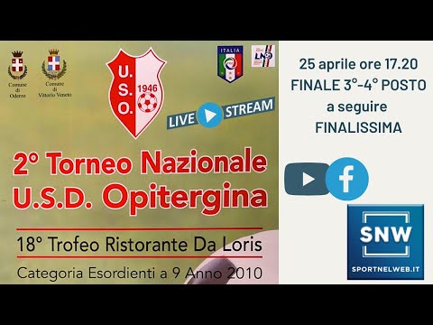 Diretta TV CALCIO GIOVANILE 2°Torneo Nazionale U.S.D. Opitergina(25.04.2022)