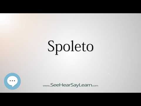 Spoleto (How to Pronounce Cities of the World)💬⭐🌍✅