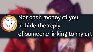 She reposts art then gets CALLED OUT by the actual artist 🤣