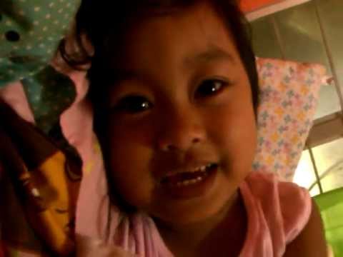 raiza singing birthday song for mommy! :))