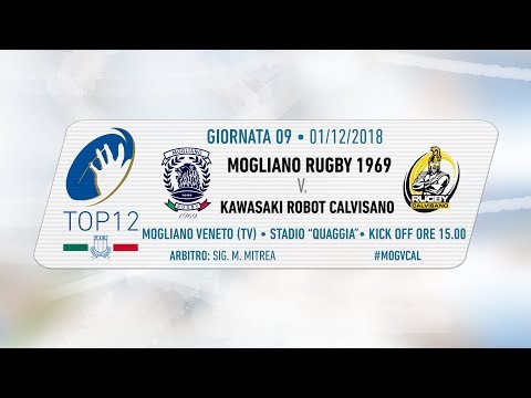 TOP12 2018/19, Giornata 9 - Mogliano Rugby 1969 v Kawasaki Robot Calvisano