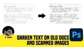 How to Darken Text on Scanned Documents