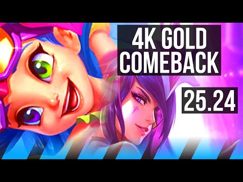 ZOE vs SYNDRA (MID) | Good KDA: 13/1/11, 41K damage, 4k gold comeback | KR Challenger | 25.24