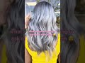 Going From Dark Brown to Silver Platinum Blonde Hair is Not Easy! #silverhair